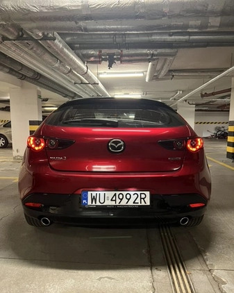 Mazda 3 cena 82000 przebieg: 34000, rok produkcji 2019 z Warszawa małe 254